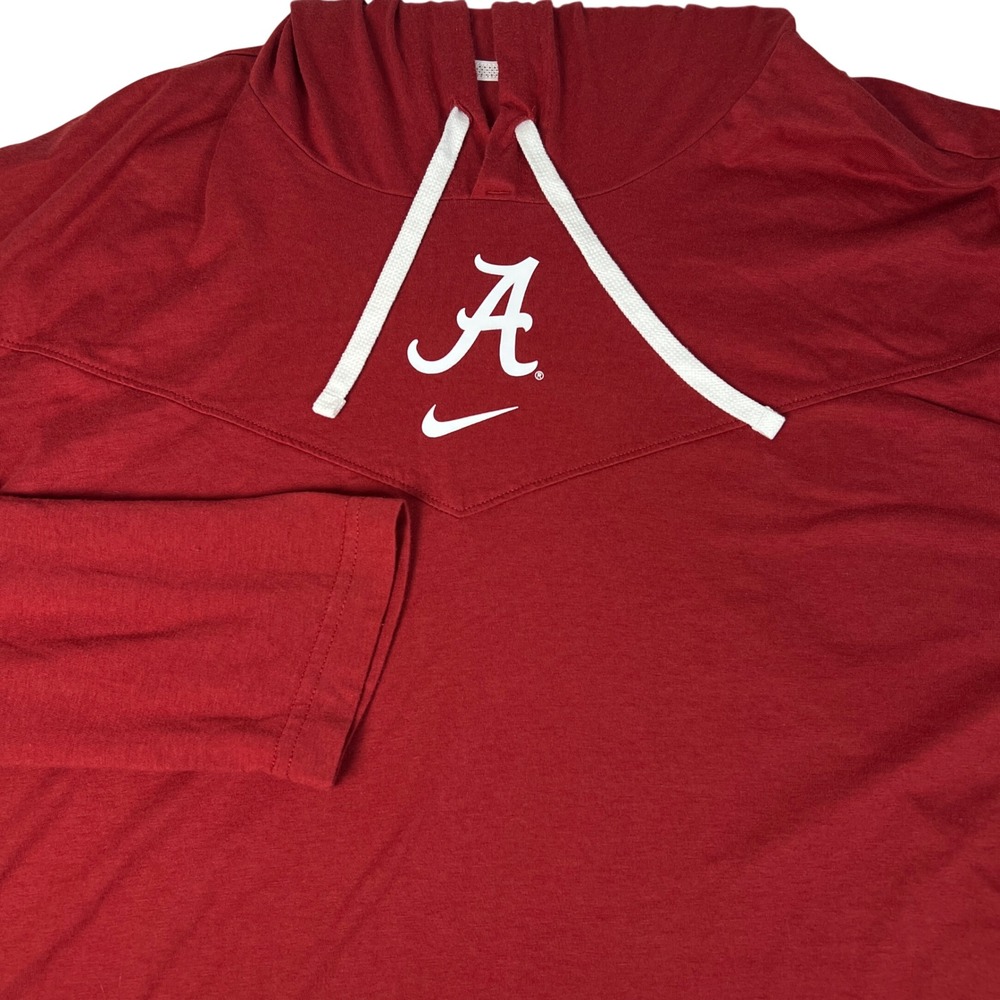 Nike Alabama Crimson Tide Hoodie Mens XL Red Long Sleeve On-Field T-Shirt